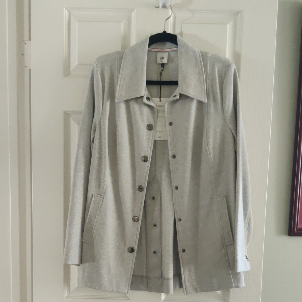 Cabi Calvary Heather Gray Coat NWT